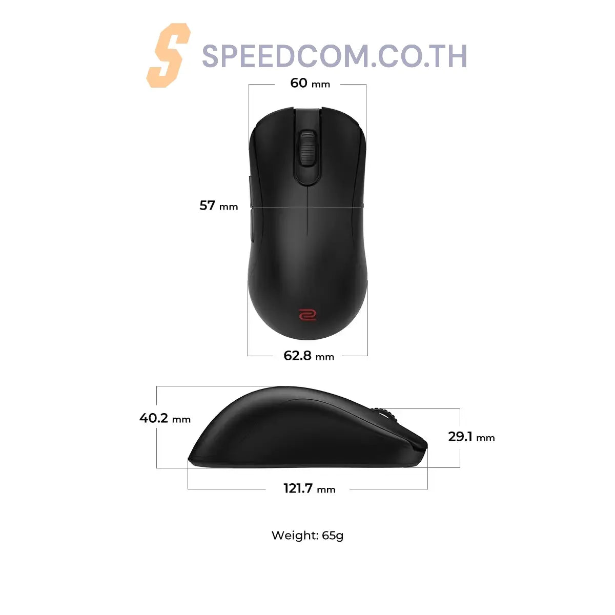 เมาส์เกมมิ่งไร้สาย ZOWIE ZA13-DW 4K Esports สีดำ - SpeedCom
