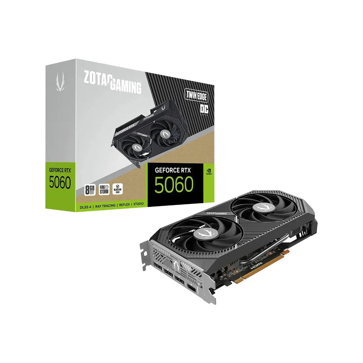 การ์ดจอ Zotac GAMING GEFORCE RTX 5060 TWIN EDGE OC 8GB GDDR7 - SpeedCom