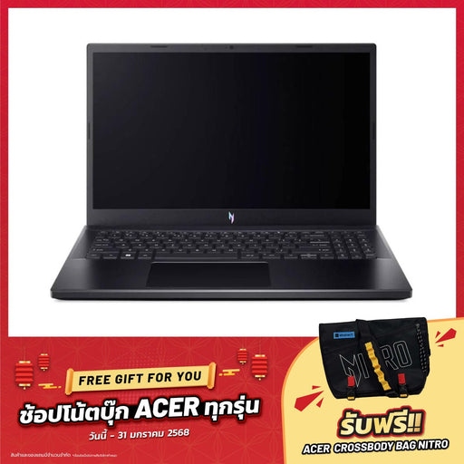 โน๊ตบุ๊ค Acer Nitro V 15 ANV15 - 51 - 578S i5 Gen13 สีดำ (Obsidian Black) - SpeedCom