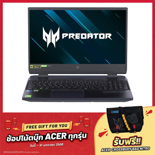 โน๊ตบุ๊ค Acer Predator Helios300 PH315 - 55 - 77UZ i7 Gen12 สีดำ (Abyss Black) - SpeedCom