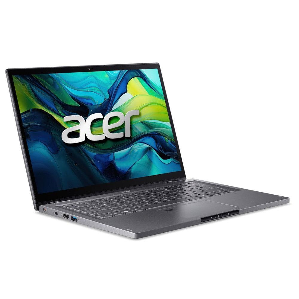 โน๊ตบุ๊ค Acer Spin 14 ASP14 - 51MTN - 528C Core 5 สีเทา (Steel Gray) - SpeedCom