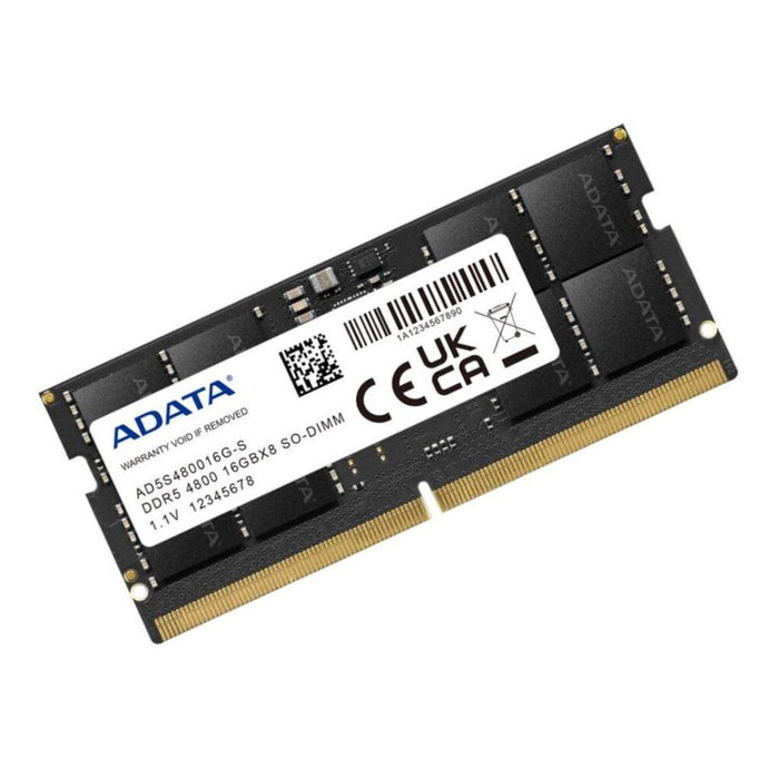 หน่วยความจำ แรม โน๊ตบุ๊ค ADATA 16GB DDR5 BUS 4800 AD5S480016G-S - SpeedCom