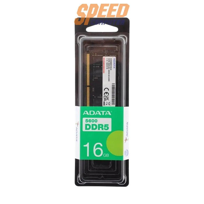 หน่วยความจำ แรม โน๊ตบุ๊ค ADATA 16GB DDR5 BUS 5600 AD5S560016G - S - SpeedCom