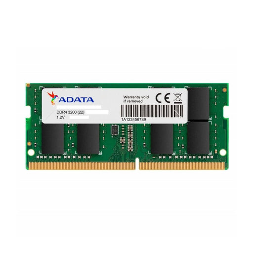 หน่วยความจำ แรม โน๊ตบุ๊ค ADATA 8GB DDR4 BUS 3200 AD4S32008G22-SGN - SpeedCom