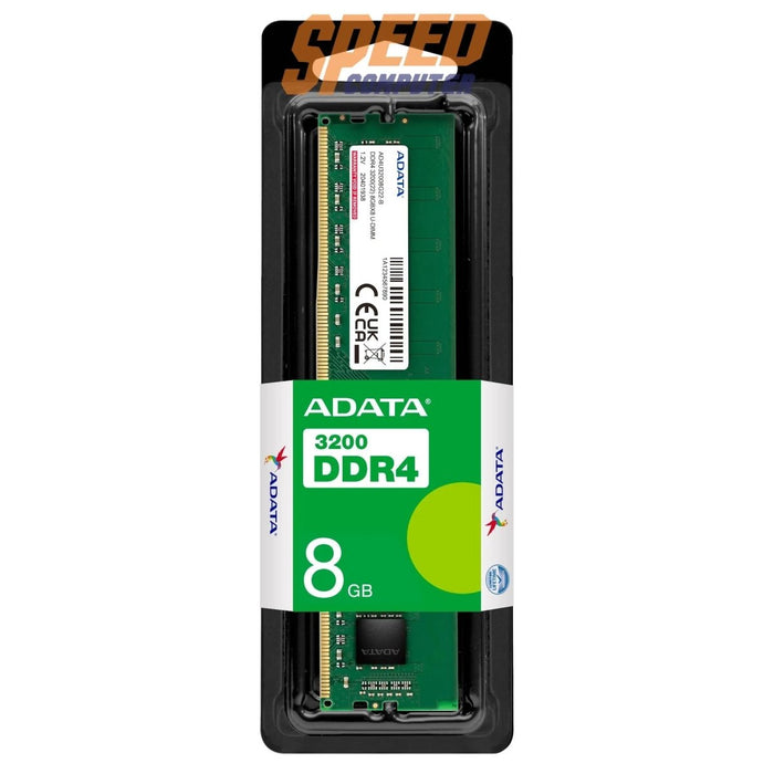 หน่วยความจำ แรม โน๊ตบุ๊ค ADATA 8GB DDR4 BUS 3200 AD4U32008G22 - SGN - SpeedCom