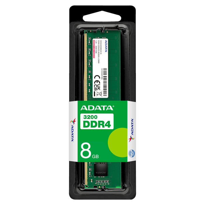 หน่วยความจำ แรม โน๊ตบุ๊ค ADATA 8GB DDR4 BUS 3200 AD4U32008G22-SGN - SpeedCom