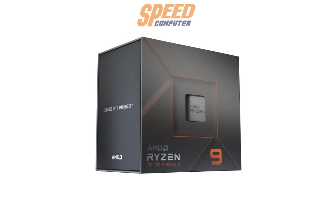 ซีพียู AMD Ryzen 9 7900X 4.7GHz 12C/24T AM5 100 - 100000589WOF - SpeedCom