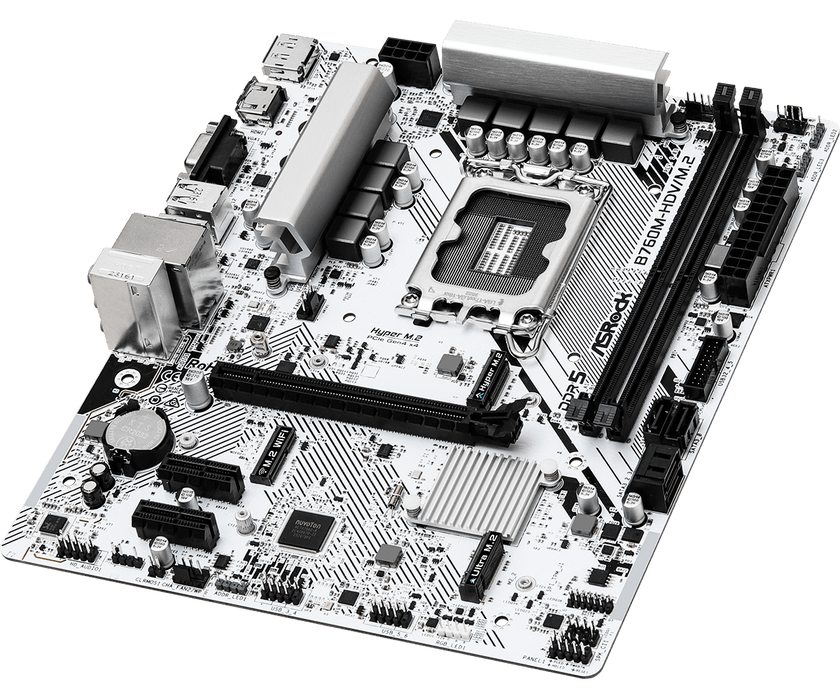 เมนบอร์ด ASROCK B760M HDV/M.2 DDR5 LGA1700 Micro ATX - SpeedCom