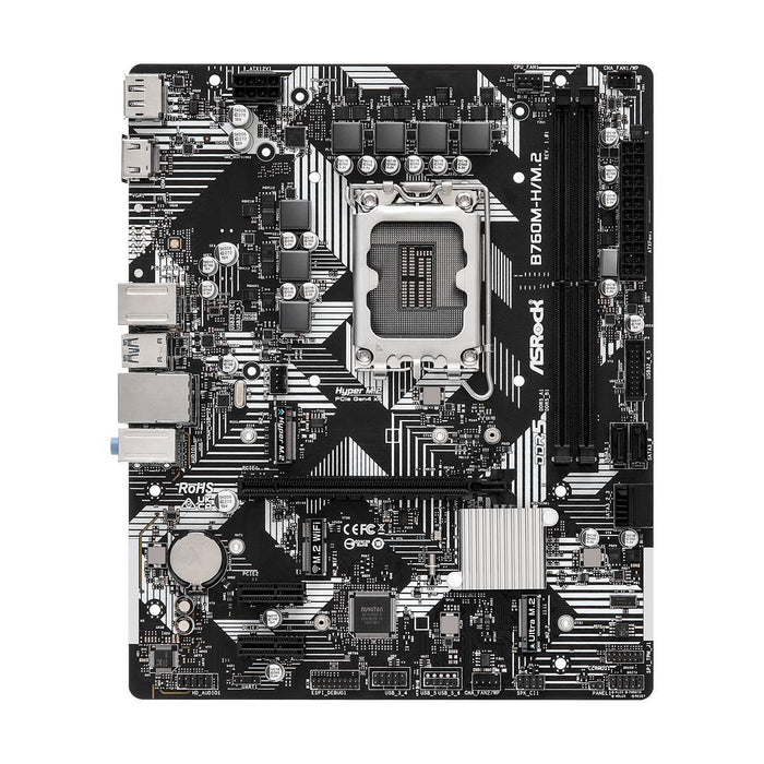 เมนบอร์ด ASROCK B760M-H/M.2 DDR5 LGA1700 Micro ATX - SpeedCom