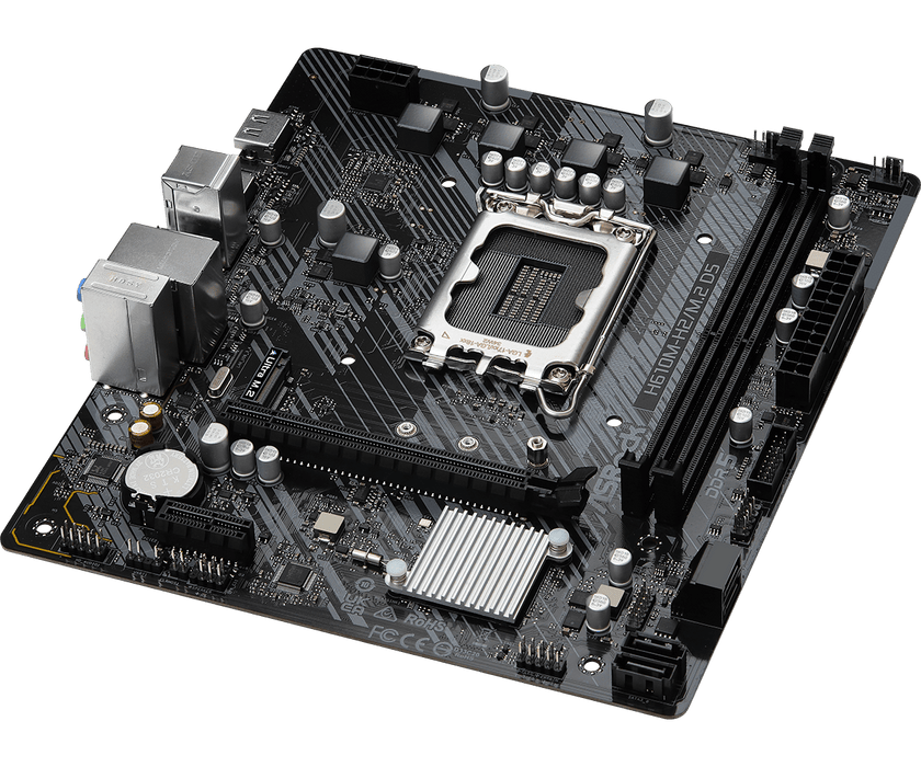 เมนบอร์ด ASROCK H610M-H2/M.2 DDR5 LGA1700 Micro ATX - SpeedCom