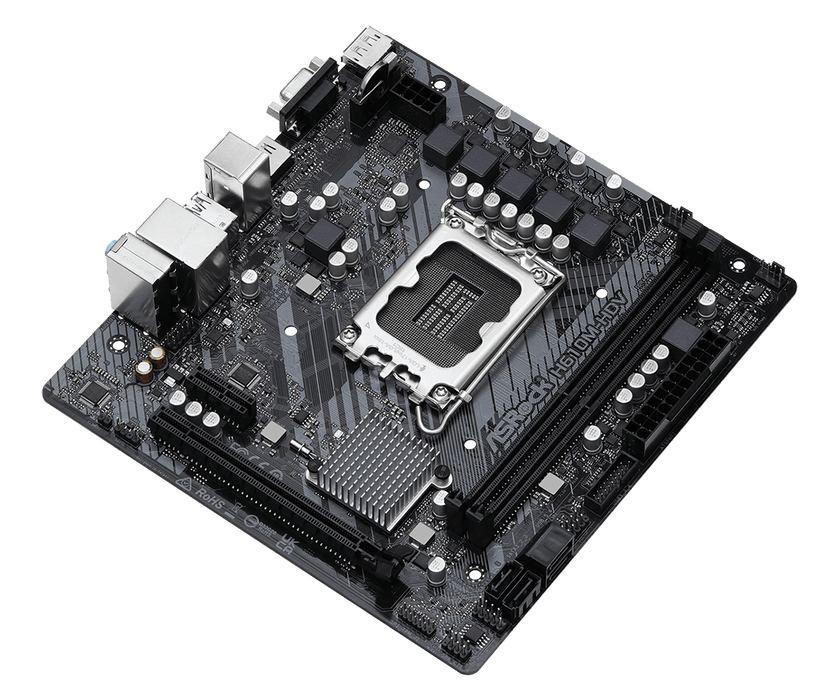 เมนบอร์ด ASROCK H610M-HDV DDR4 LGA1700 Micro ATX - SpeedCom