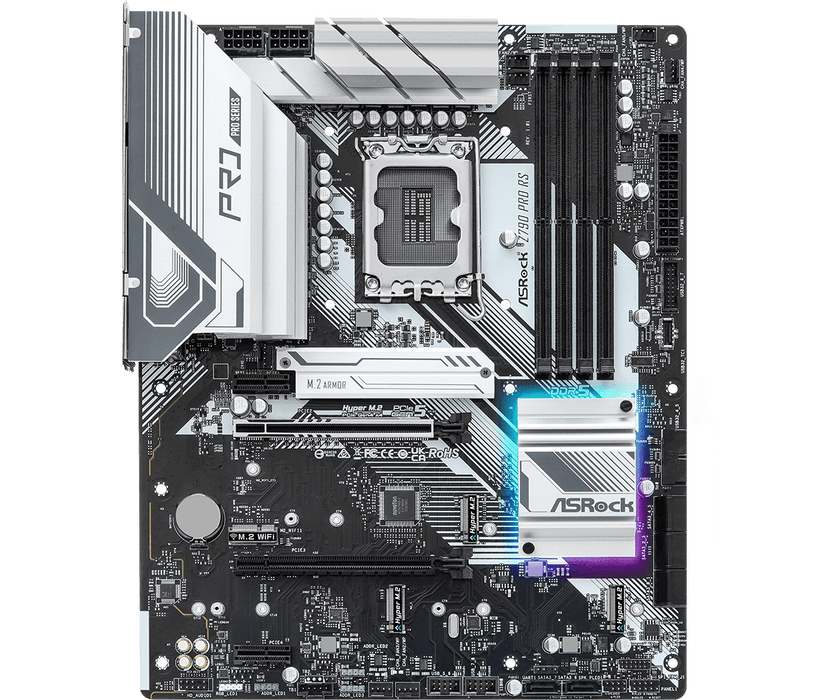 เมนบอร์ด ASROCK Z790 PRO RS DDR5 LGA1700 ATX - SpeedCom