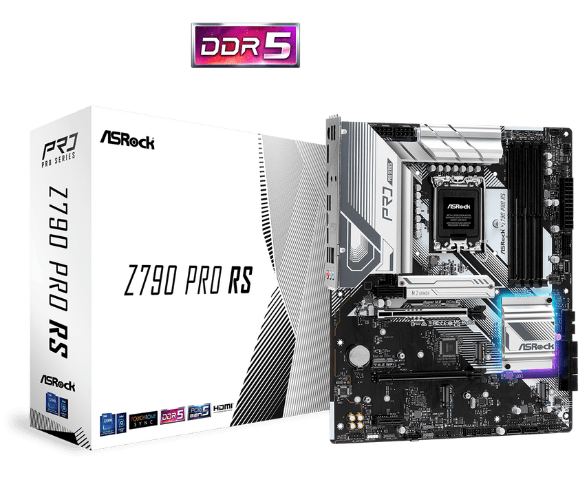 เมนบอร์ด ASROCK Z790 PRO RS DDR5 LGA1700 ATX - SpeedCom