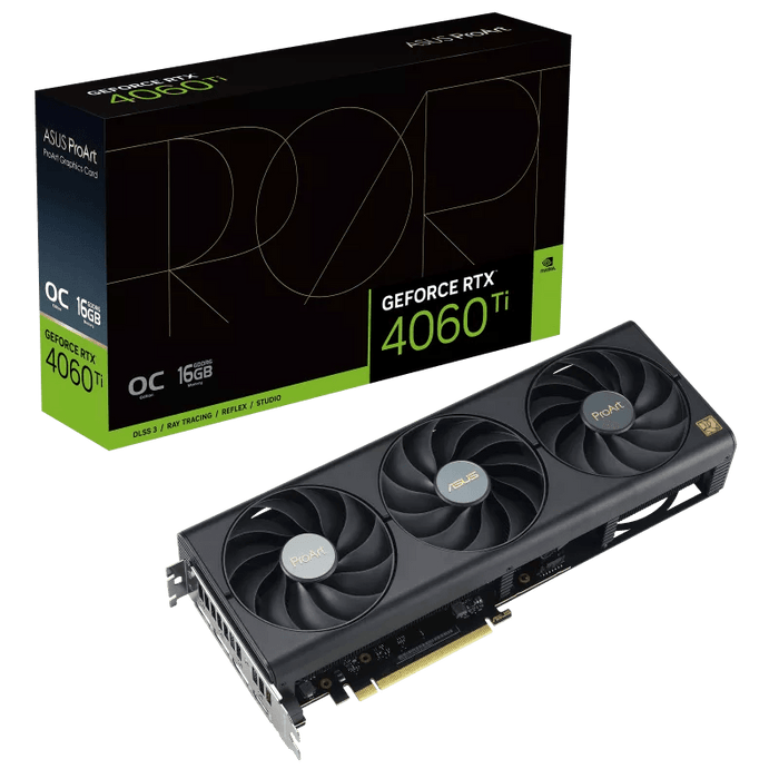 การ์ดจอ Asus GeForce RTX 4060Ti PROART OC 16GB GDDR6 สีดำSpeedCom