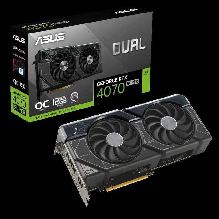 การ์ดจอ Asus GeForce RTX 4070 SUPER DUAL OC 12GB GDDR6X - SpeedCom