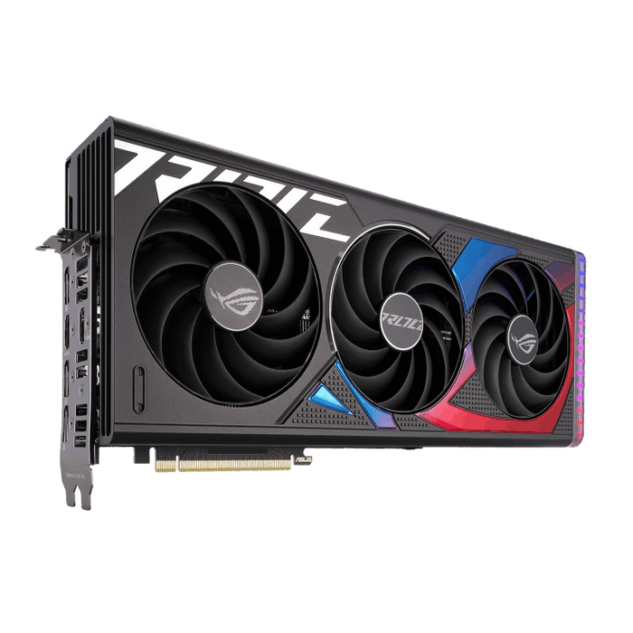 การ์ดจอ Asus GeForce RTX 4070 SUPER ROG STRIX OC 12GB GDDR6X สีดำ - SpeedCom