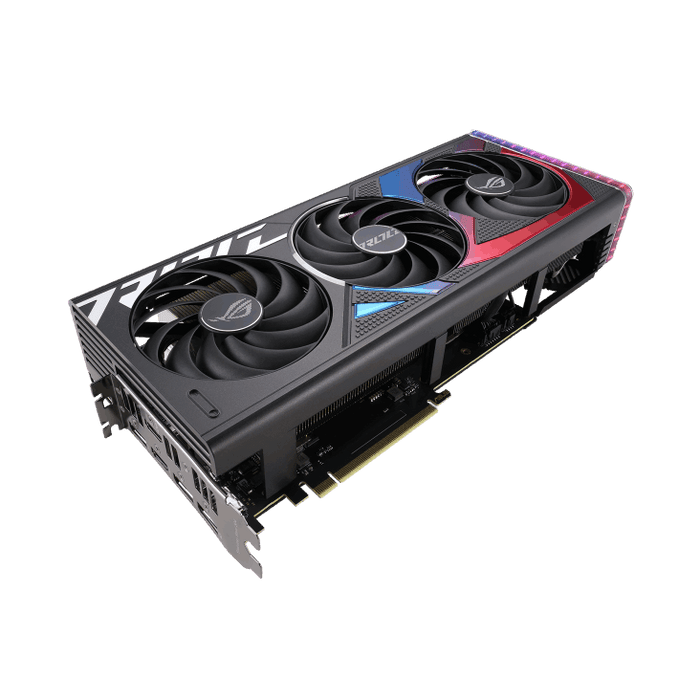 การ์ดจอ Asus GeForce RTX 4070 SUPER ROG STRIX OC 12GB GDDR6X สีดำ - SpeedCom