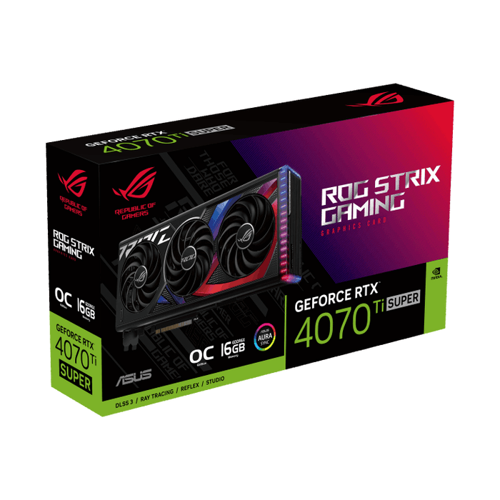 การ์ดจอ Asus GeForce RTX 4070TI ROG STRIX 16GB GDDR6X - SpeedCom