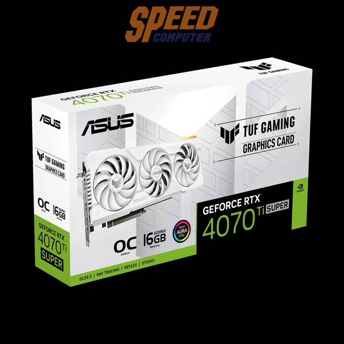 การ์ดจอ Asus GeForce RTX 4070Ti SUPER TUF GAMING OC 12GB GDDR6X - SpeedCom