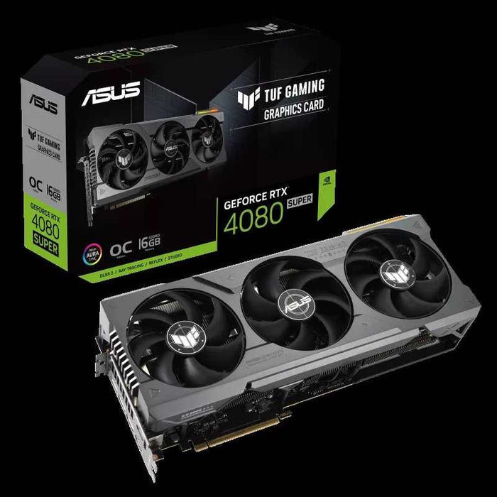 การ์ดจอ Asus GeForce RTX 4080 SUPER TUF GAMING OC 16GB GDDR6X สีดำ - SpeedCom