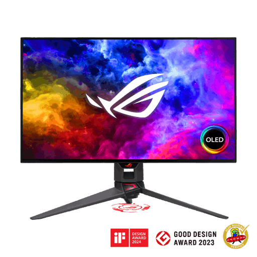 จอมอนิเตอร์ Asus PG27AQDM 26.5" OLED สีดำ - SpeedCom