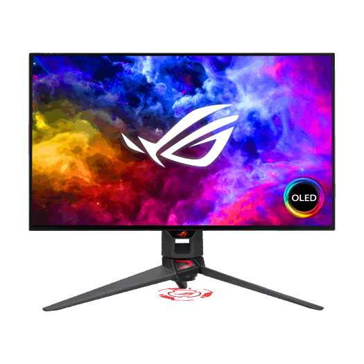 จอมอนิเตอร์ Asus PG27AQDM 26.5" OLED สีดำ - SpeedCom