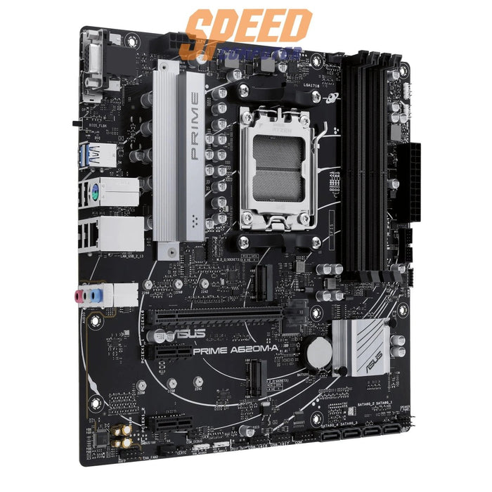 เมนบอร์ด Asus PRIME A620M - A DDR5 AM5 Micro ATX - SpeedCom