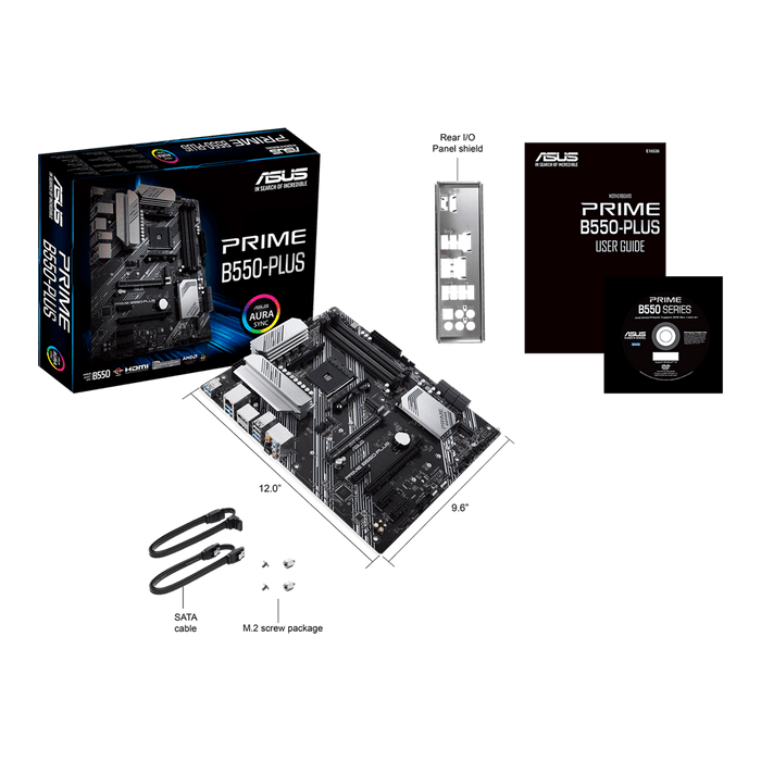 เมนบอร์ด Asus PRIME B550 PLUS DDR4 AM4 ATX - SpeedCom