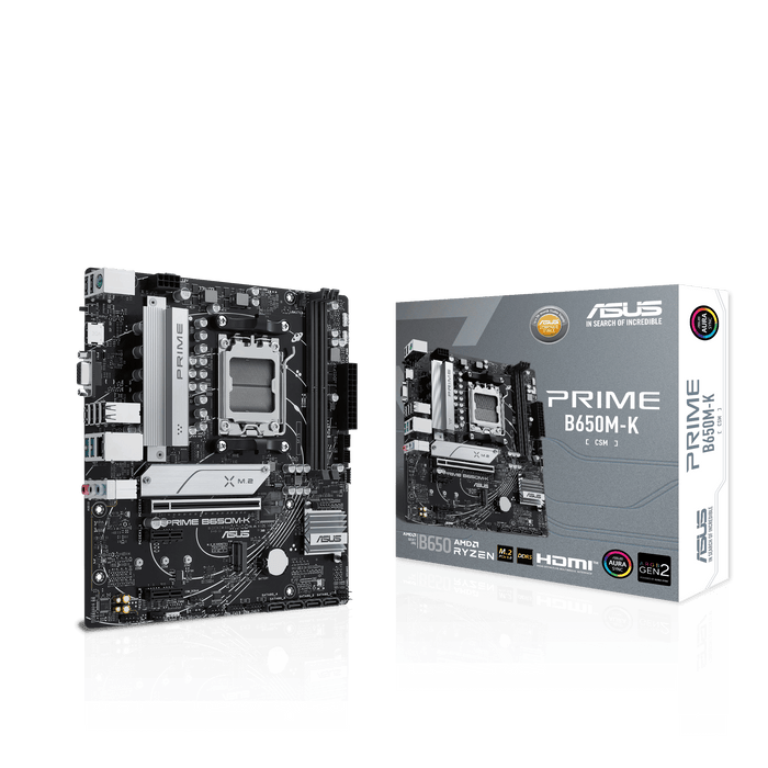 เมนบอร์ด Asus PRIME B650M-K DDR5 AM5 - SpeedCom