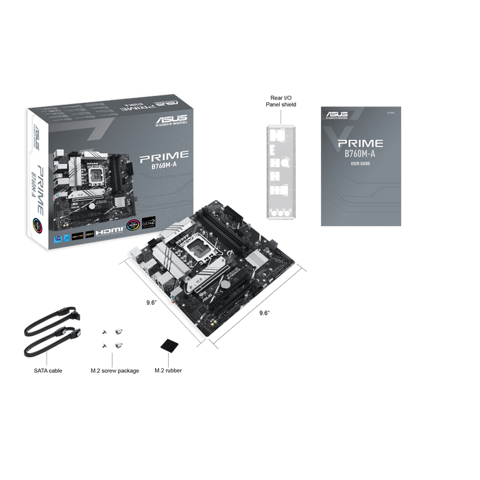 เมนบอร์ด Asus PRIME B760M-A DDR5 LGA1700 Micro ATX - SpeedCom