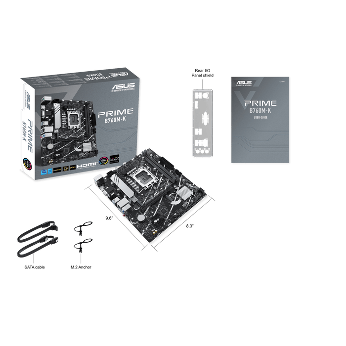 เมนบอร์ด Asus PRIME B760M-K DDR5 LGA1700 Micro ATX - SpeedCom