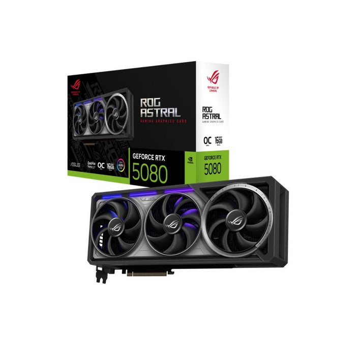 การ์ดจอ Asus ROG Astral GeForce RTX 5080 16GB GDDR7 OC Edition - SpeedCom