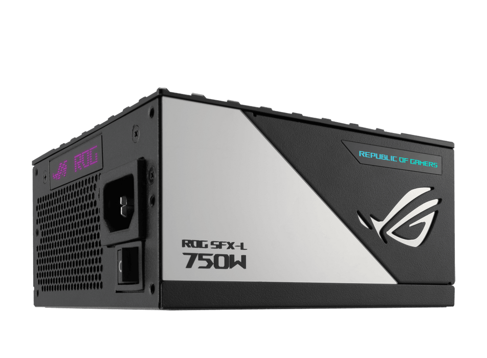 อุปกรณ์จ่ายไฟ Asus ROG LOKI 750P 750W 80 PLUS PLATINUM SFX-L GAMING ARGB ASUS-ROG-LOKI-750P สีดำ - SpeedCom