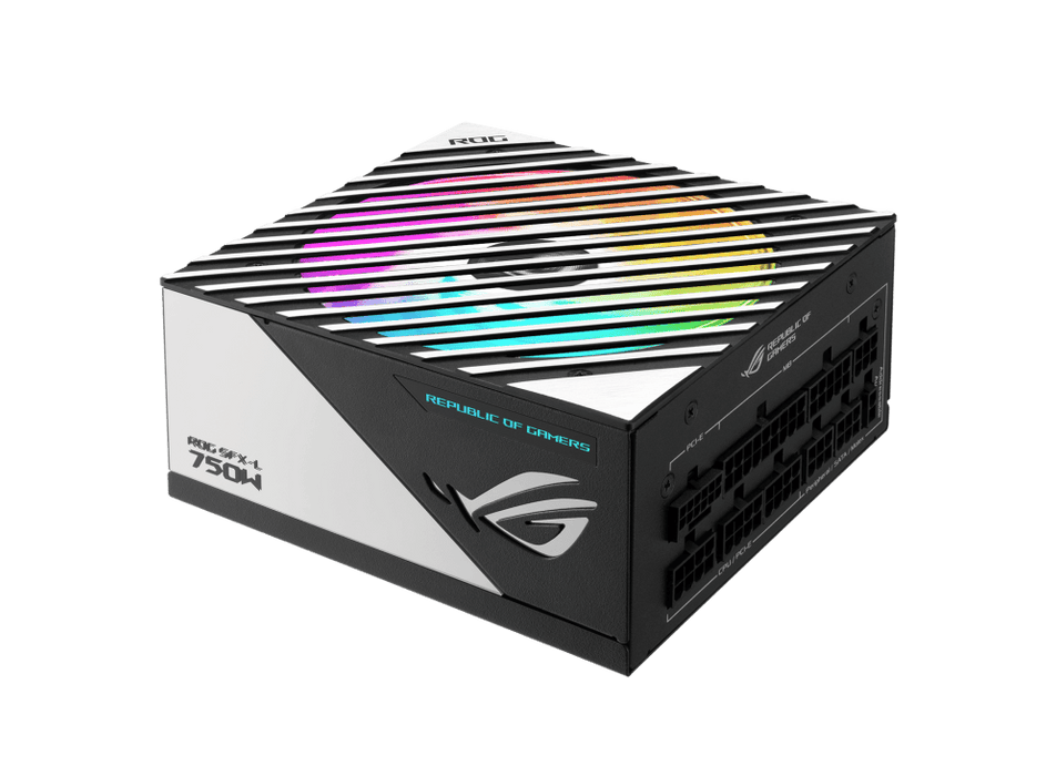 อุปกรณ์จ่ายไฟ Asus ROG LOKI 750P 750W 80 PLUS PLATINUM SFX-L GAMING ARGB ASUS-ROG-LOKI-750P สีดำ - SpeedCom