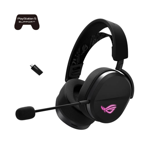 หูฟังไร้สาย Asus ROG Pelta Gaming Wireless headset สีดำ - SpeedCom