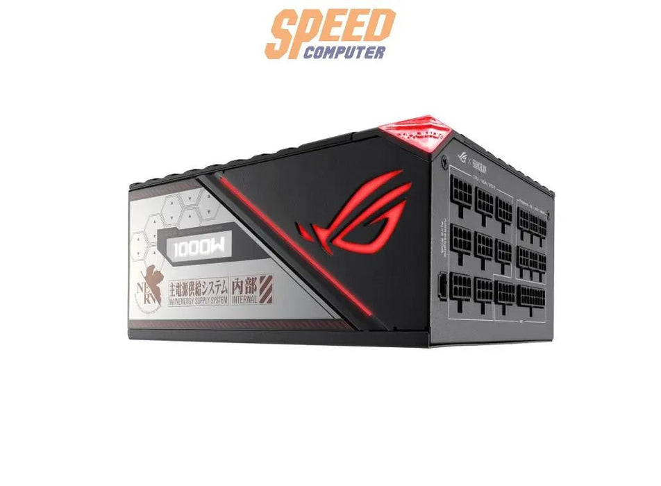 อุปกรณ์จ่ายไฟ Asus ROG THOR 1000P2 EVA GAMING 1000W 80 PLUS PLATINUM ATX ASUS-ROG-THOR-1000P2-EVA-02-EDITION สีดำ - SpeedCom