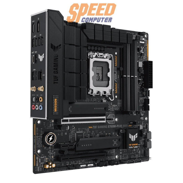 เมนบอร์ด Asus TUF GAMING B760M PLUS WIFI DDR5 LGA1700 Micro ATX - SpeedCom