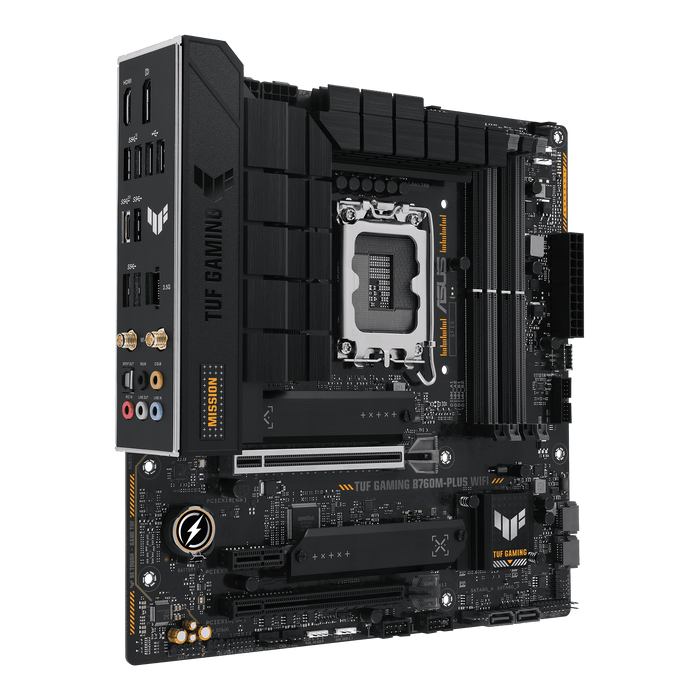 เมนบอร์ด Asus TUF GAMING B760M PLUS WIFI DDR5 LGA1700 Micro ATX - SpeedCom