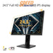 จอมอนิเตอร์ Asus VG259QR 24.5" IPS 165Hz สีดำ - SpeedCom