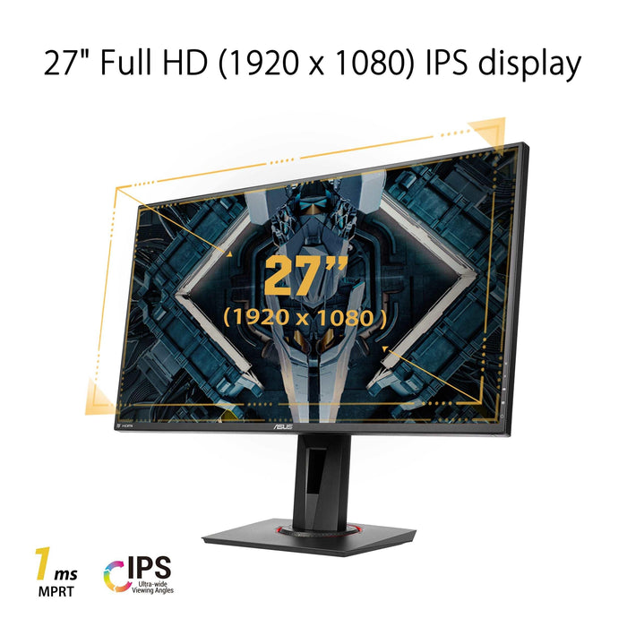 จอมอนิเตอร์ Asus VG279QR 27.0" IPS สีดำ - SpeedCom