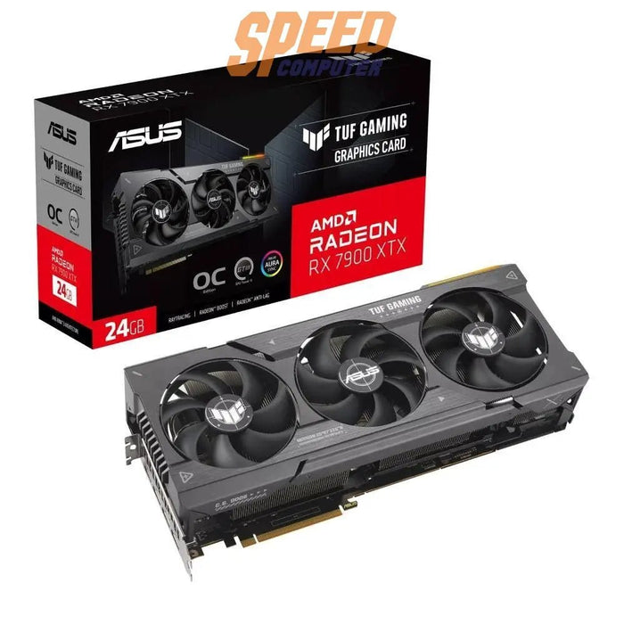 การ์ดจอ Asus VGA CARD RX7900XTX O24G TUF Gaming สีดำ - SpeedCom