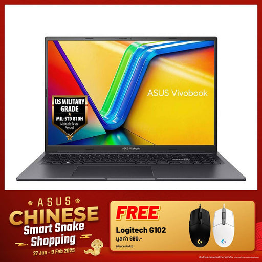 โน๊ตบุ๊ค Asus Vivobook 16X K3605ZF - RP795W i7 Gen 12 สีดำ (Indie Black) - SpeedCom