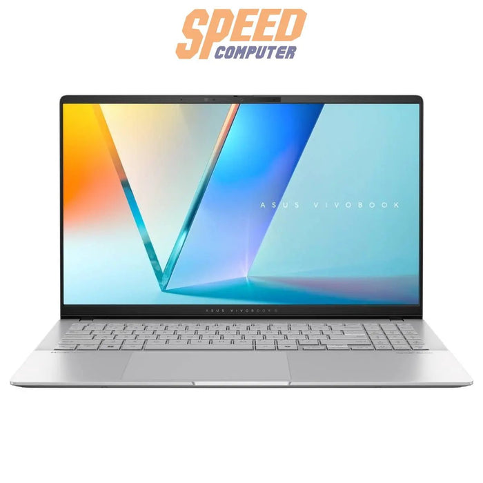 โน๊ตบุ๊ค Asus Vivobook S 15 OLED S5507QA - MA966WF Snapdragon สีเงิน - SpeedCom