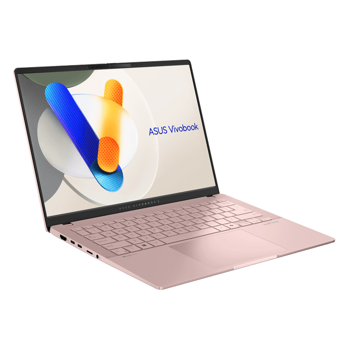 โน๊ตบุ๊ค Asus Vivobook S14 D5406KA - ROSE792WA Ryzen AI 7 สีชมพู่ (Rose Gold) - SpeedCom