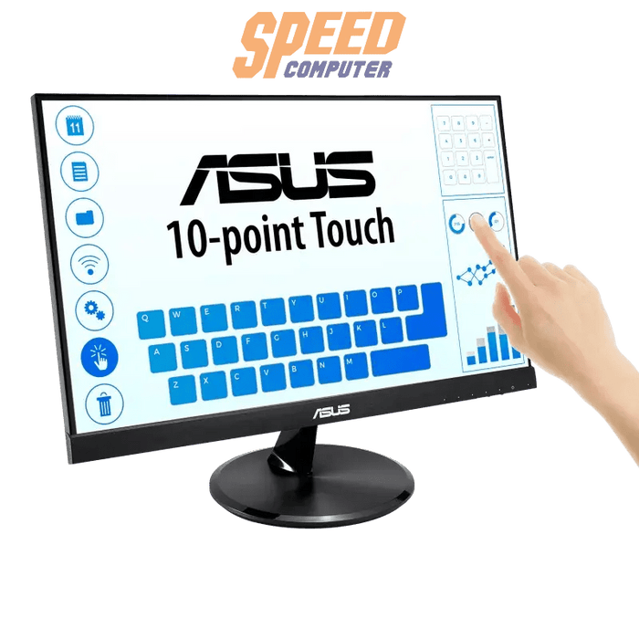 จอมอนิเตอร์ Asus VT229H 21.5" IPS 60Hz สีดำ - SpeedCom