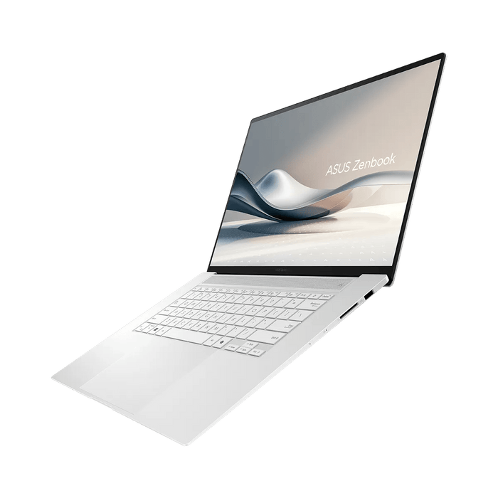 โน๊ตบุ๊ค Asus Zenbook S 16 OLED UM5606WA - RK917WF Ryzen 9 AI สีขาว (Scandinavian White) - SpeedCom