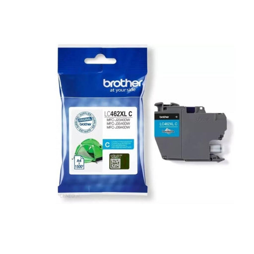 หมึกเครื่องปริ้นเตอร์ Brother LC-462XLC Cartridge สีฟ้า - SpeedCom