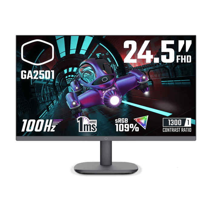 จอมอนิเตอร์ Coolermaster GA2501 24.5" IPS 100Hz สีดำ - SpeedCom