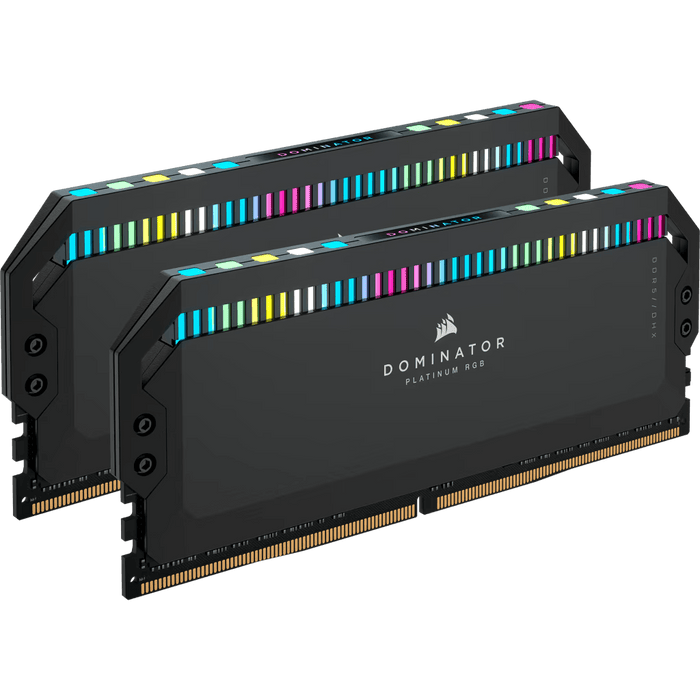 หน่วยความจำ แรม พีซี CORSAIR DOMINATOR PLATINUM RGB 64GB (32GBX2) DDR5 5600MHz - SpeedCom