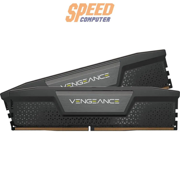 หน่วยความจำ แรม พีซี CORSAIR VENGEANCE 16GB (8GBX2) DDR5 5200MHz CMK16GX5M2B5200C40 สีดำ - SpeedCom